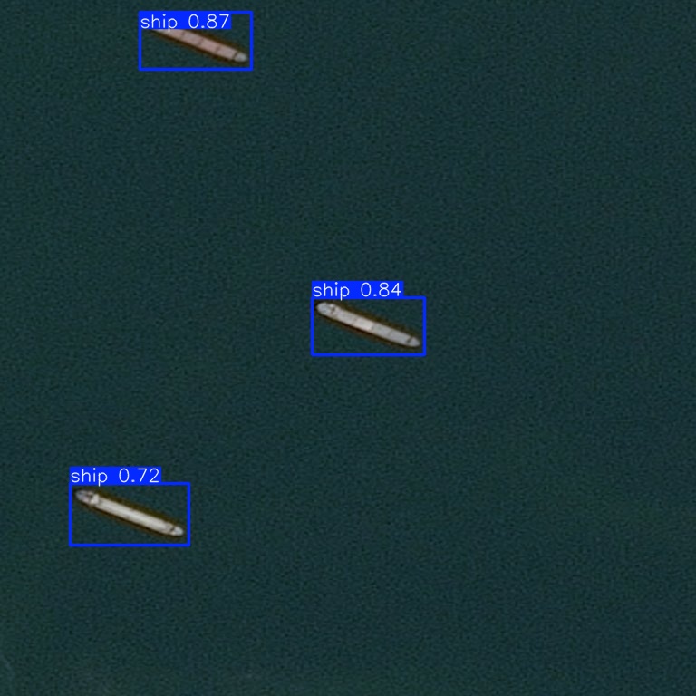 Ship detections