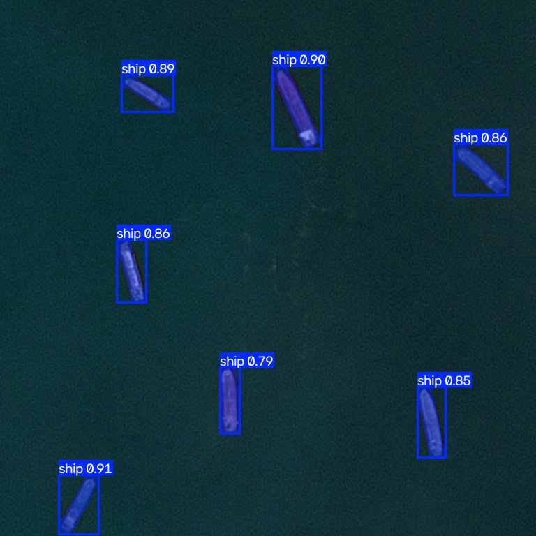 Ship segmentation masks