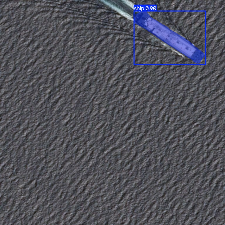 Ship segmentation masks